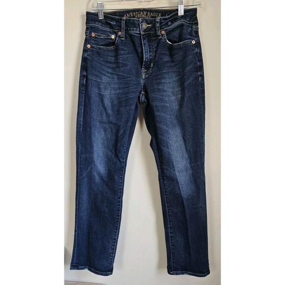 American Eagle 360 Extreme Flex Slim Denim Blue Jeans Mens Size 28x30 LIGHT WASH